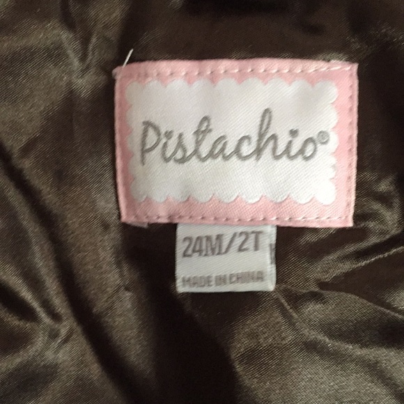 Pistachio girls leopard print coat - Picture 5 of 14